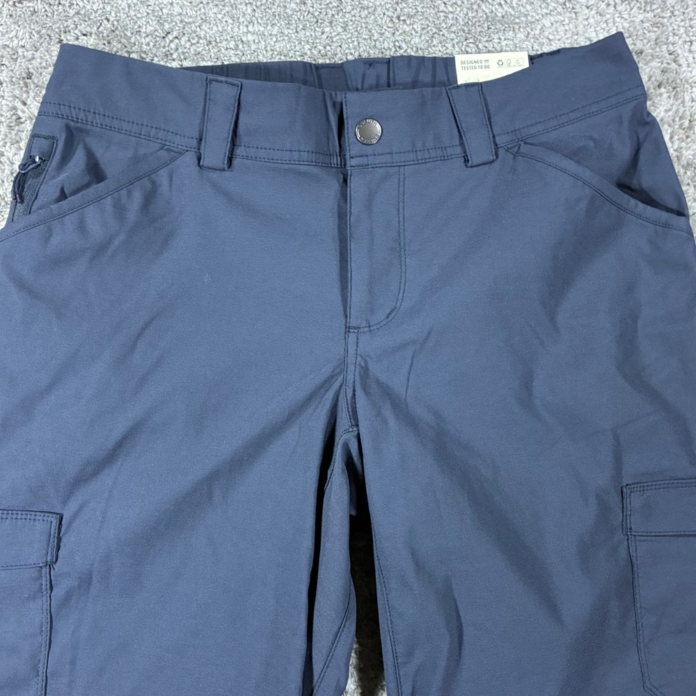 Duluth Trading Dry On The Fly Capris Womens 6 Ink Blue Cargo Pants NWT 46710 - Picture 9 of 14